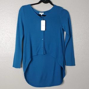 Splendid NWT Teal Hi/Lo Cardigan 12